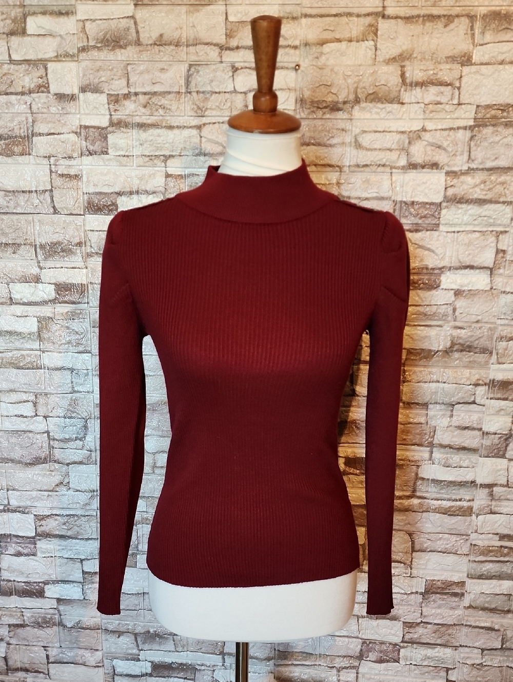 Tahari  Burgundy Sweater